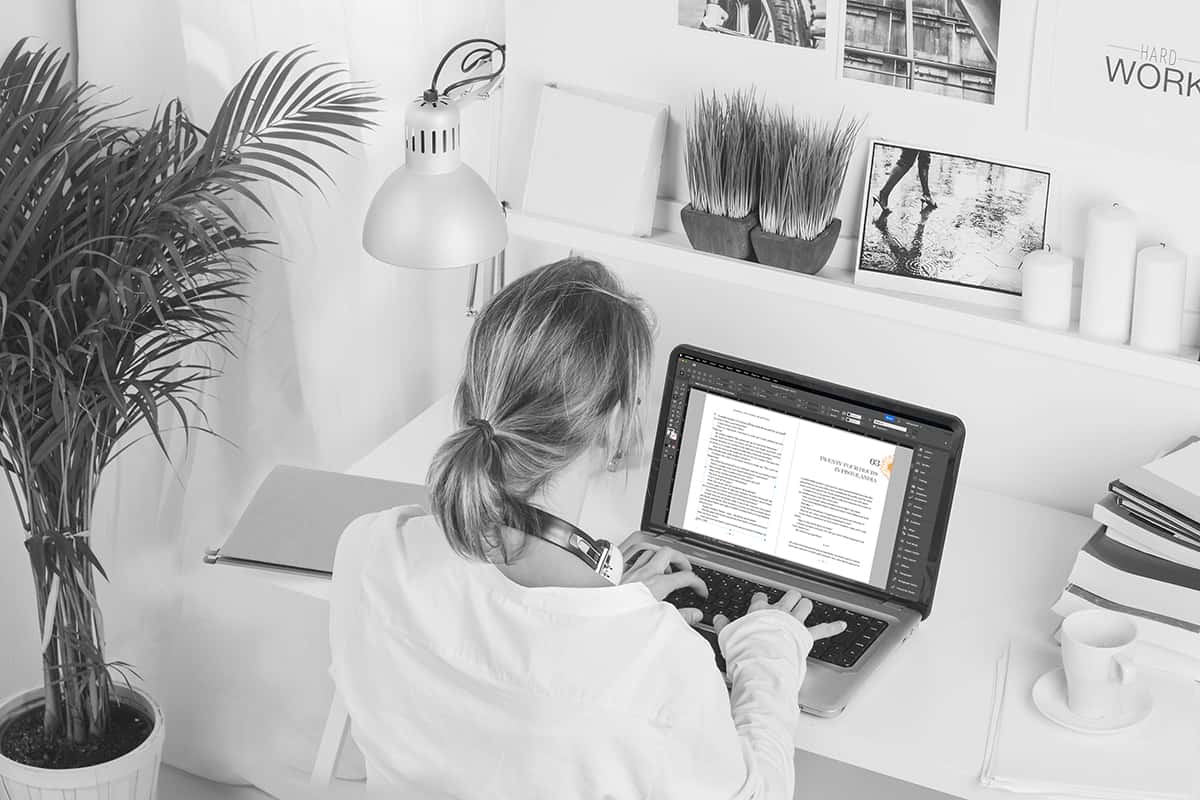 Sample of book interior page layouts by GKS Creative