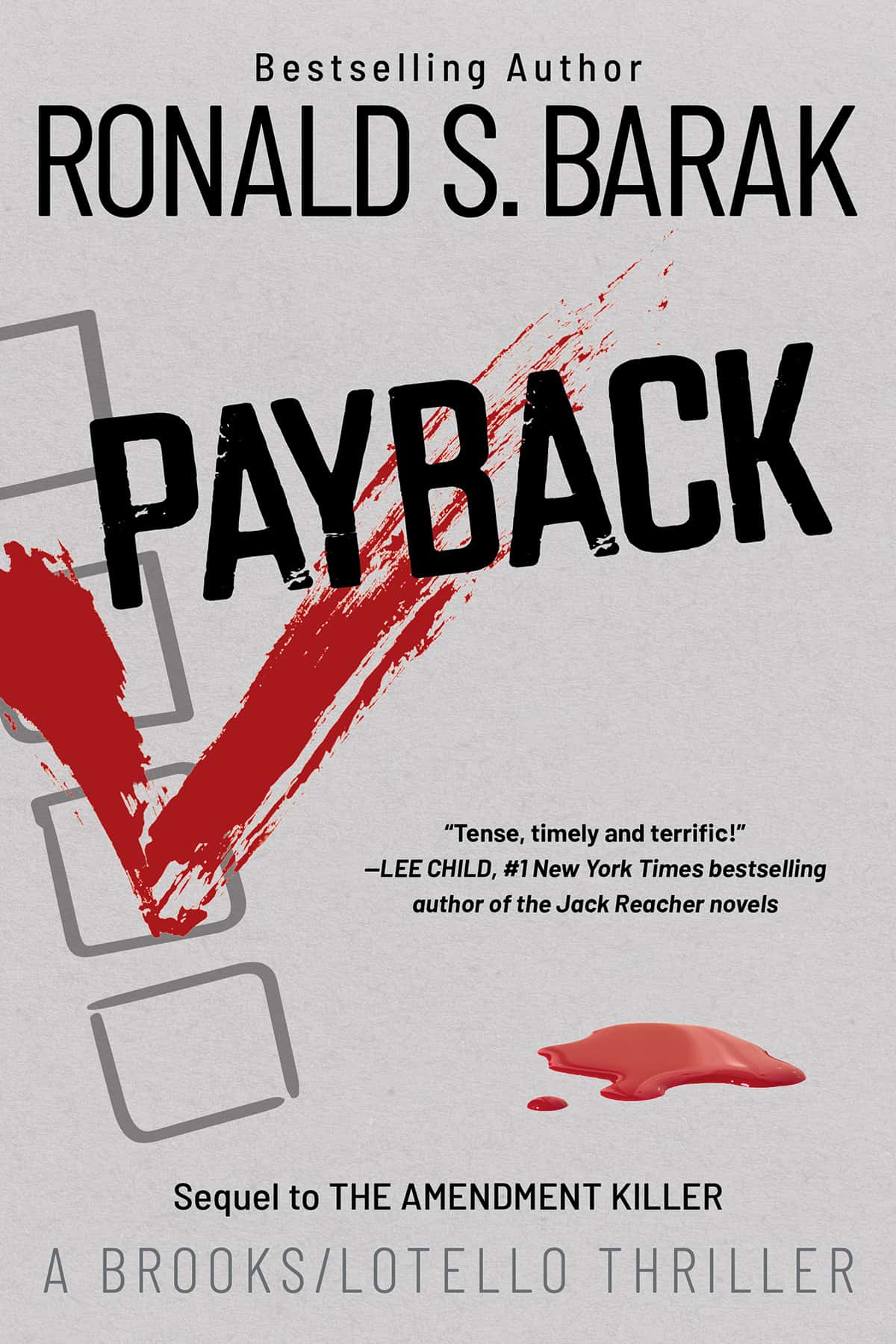 Payback: A Brooks/Lotello Thriller by Ronald S. Barak